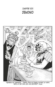One Piece édition originale - Chapitre 1021 Demonio