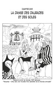 One Piece édition originale - Chapitre 649 La danse des daurades et des soles