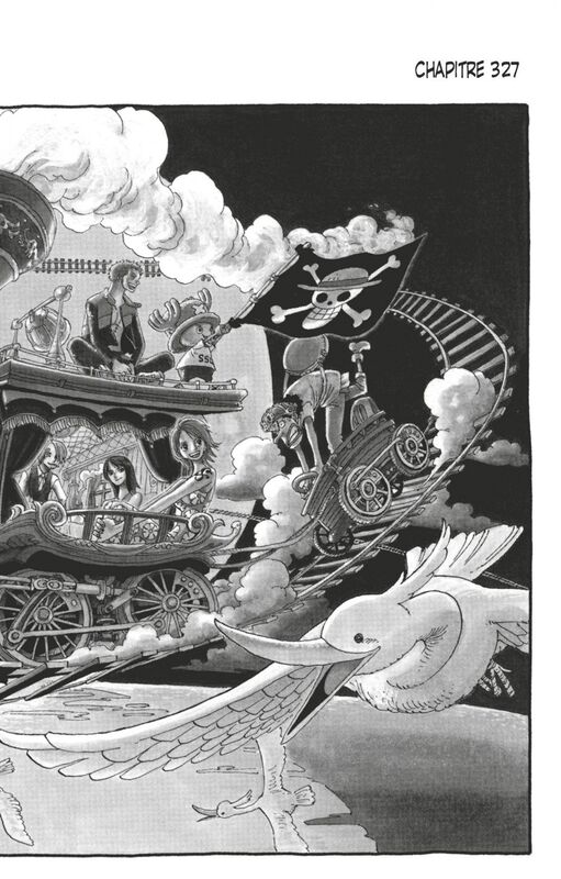 One Piece édition originale - Chapitre 327 Le quai n° 1 de l'île au Chantier Naval