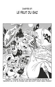 One Piece édition originale - Chapitre 671 Le fruit du gaz