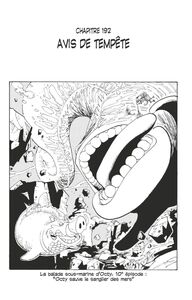 One Piece édition originale - Chapitre 192 Avis de tempête
