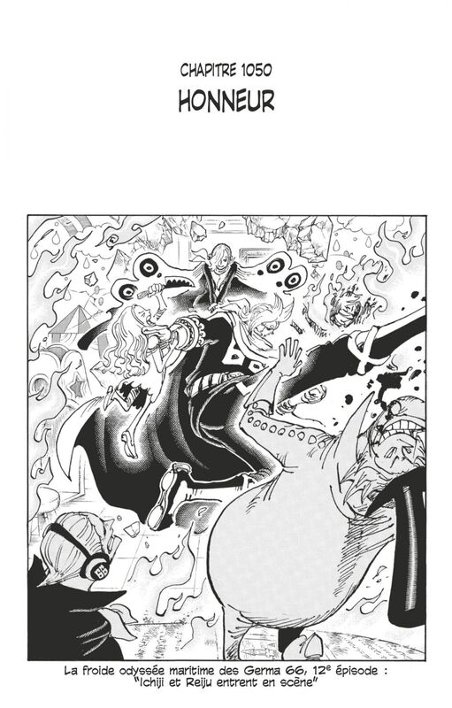 One Piece édition originale - Chapitre 1050 Honneur