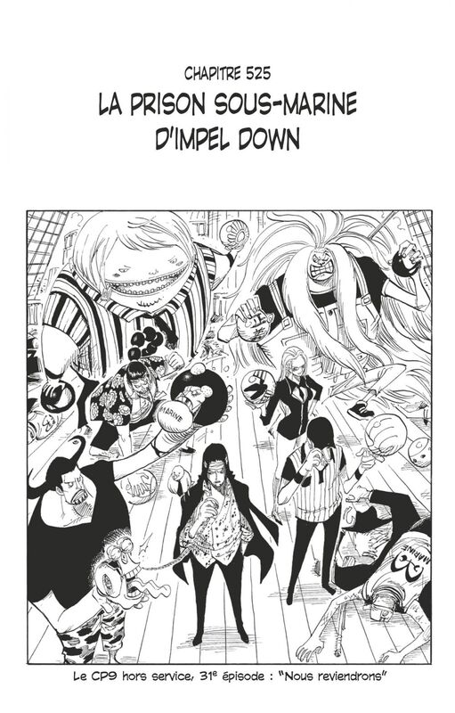 One Piece édition originale - Chapitre 525 La prison sous-marine d'Impel Down
