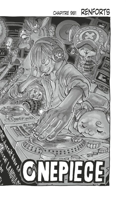 One Piece édition originale - Chapitre 981 Renforts