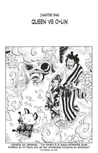 One Piece édition originale - Chapitre 946 Queen VS O-Lin