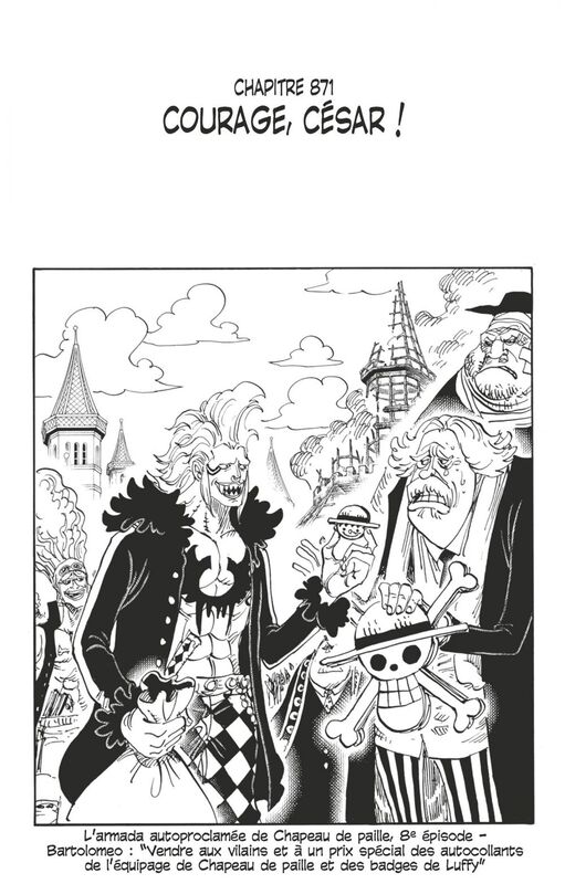 One Piece édition originale - Chapitre 871 Courage, César !