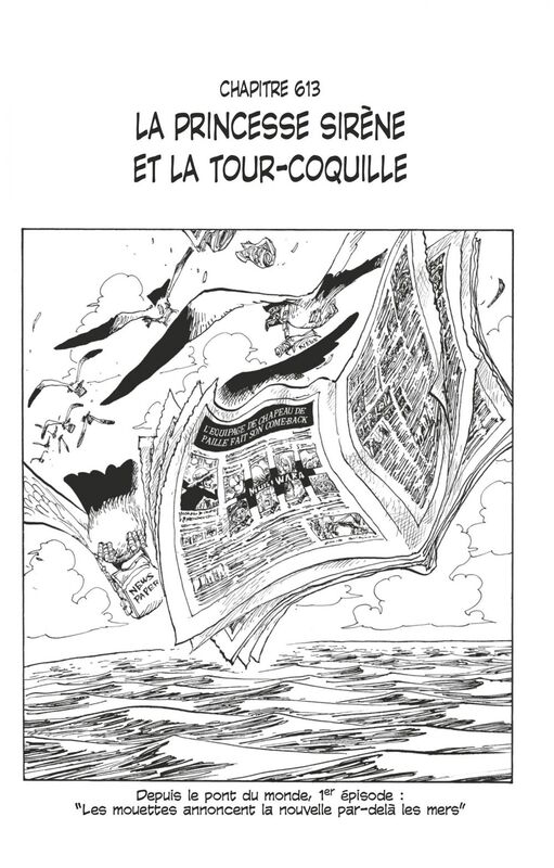 One Piece édition originale - Chapitre 613 La princesse sirène et la tour-coquille