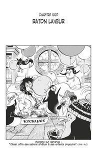 One Piece édition originale - Chapitre 1007 Raton laveur
