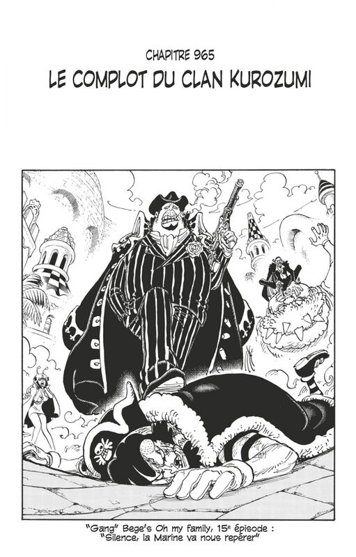 One Piece édition originale - Chapitre 965 Le complot du clan Kurozumi