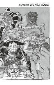One Piece édition originale - Chapitre 987 Les neuf rônins