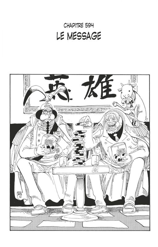 One Piece édition originale - Chapitre 594 Le message