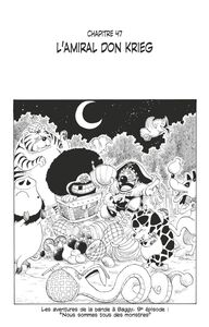 One Piece édition originale - Chapitre 47 L'amiral Don Krieg