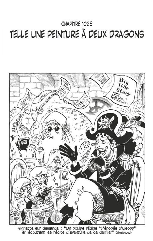One Piece édition originale - Chapitre 1025 Telle une peinture à deux dragons