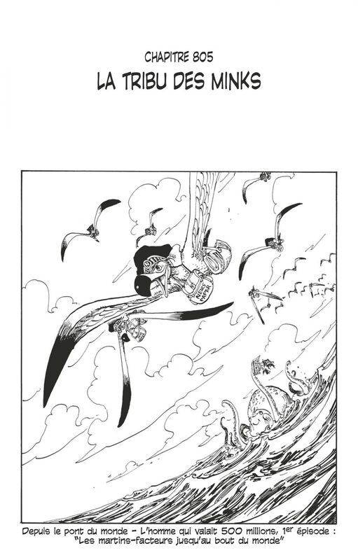 One Piece édition originale - Chapitre 805 La tribu des Minks