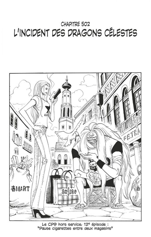One Piece édition originale - Chapitre 502 L'incident des dragons célestes