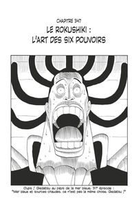 One Piece édition originale - Chapitre 347 Le rokushiki : l'art des six pouvoirs