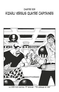 One Piece édition originale - Chapitre 509 Kizaru versus quatre capitaines