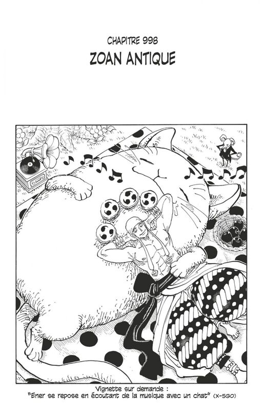 One Piece édition originale - Chapitre 998 Zoan antique