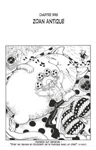 One Piece édition originale - Chapitre 998 Zoan antique