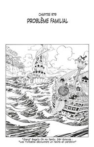 One Piece édition originale - Chapitre 979 Problème familial