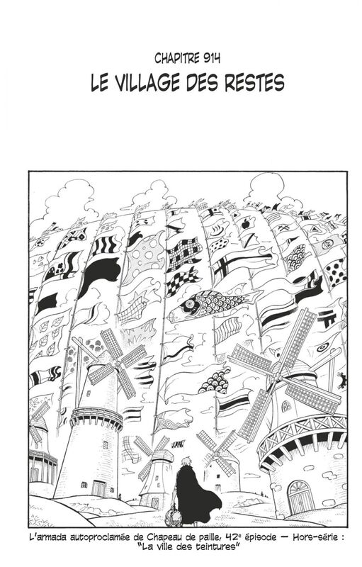 One Piece édition originale - Chapitre 914 Le village des restes