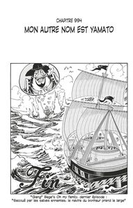 One Piece édition originale - Chapitre 994 Mon autre nom est Yamato
