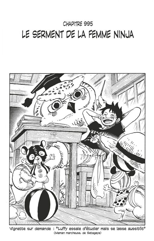 One Piece édition originale - Chapitre 995 Le serment de la femme ninja