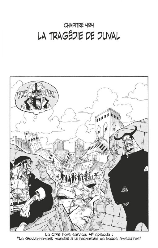 One Piece édition originale - Chapitre 494 La tragédie de Duval