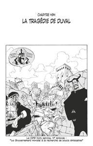 One Piece édition originale - Chapitre 494 La tragédie de Duval