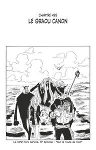 One Piece édition originale - Chapitre 495 Le graou canon