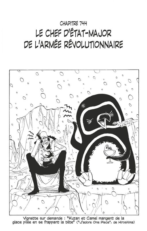 One Piece édition originale - Chapitre 744 Le chef d'état-major de l'armée révolutionnaire
