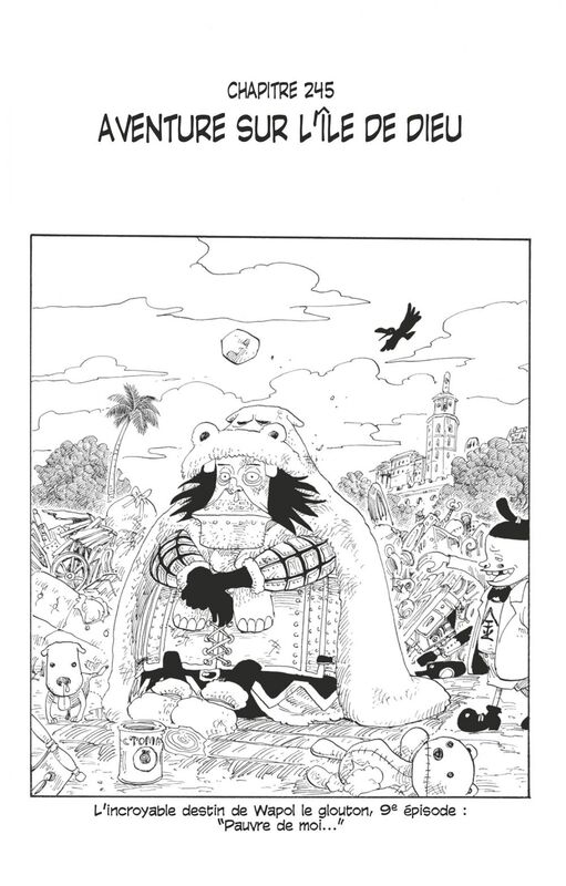 One Piece édition originale - Chapitre 245 Aventure sur l'île de Dieu