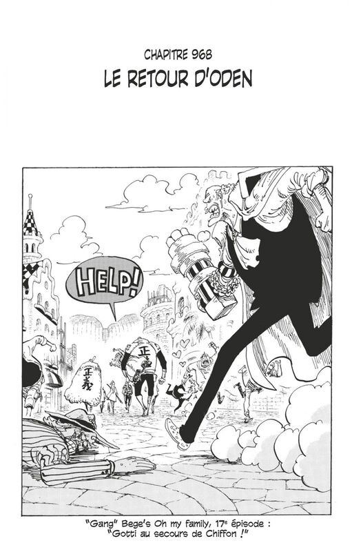 One Piece édition originale - Chapitre 968 Le retour d'Oden