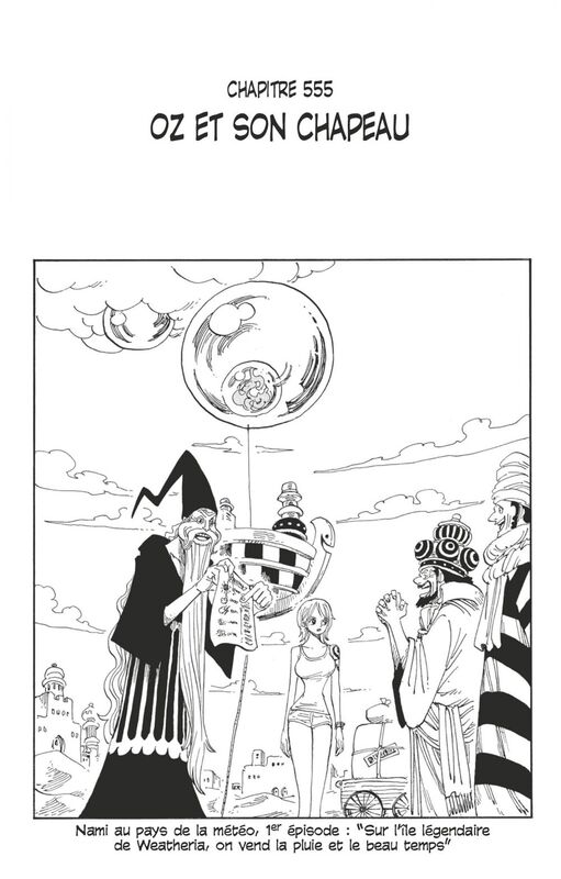 One Piece édition originale - Chapitre 555 Oz et son chapeau