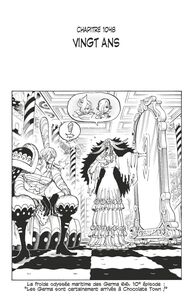One Piece édition originale - Chapitre 1048 Vingt ans