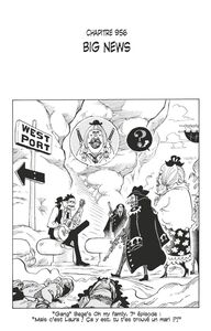 One Piece édition originale - Chapitre 956 Big news