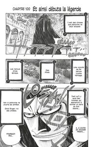 One Piece édition originale - Chapitre 100 Et ainsi débuta la légende
