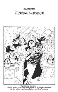 One Piece édition originale - Chapitre 1033 Kozaburo Shimotsuki