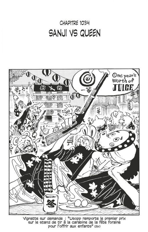 One Piece édition originale - Chapitre 1034 Sanji versus Queen
