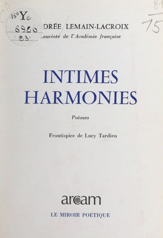 Intimes harmonies