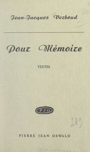 Pour mémoire