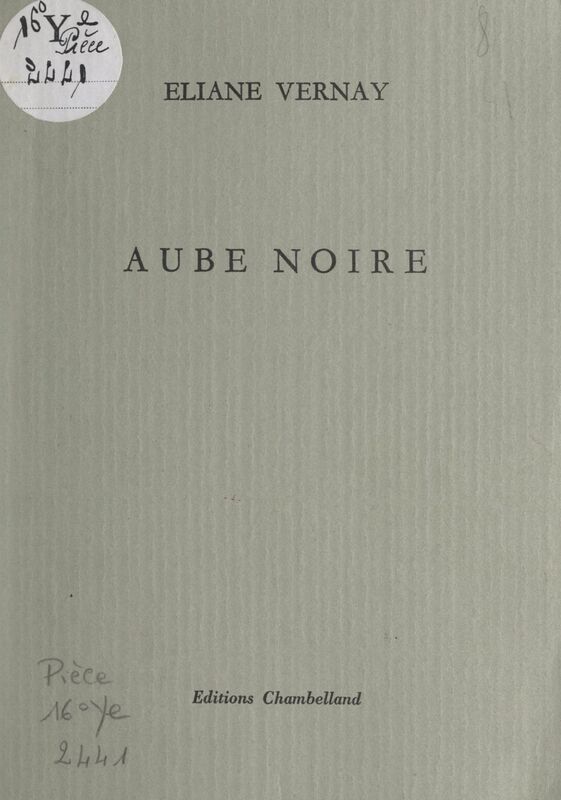 Aube noire