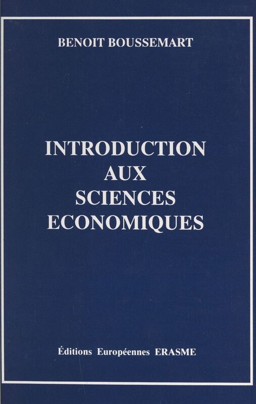 Introduction aux sciences économiques