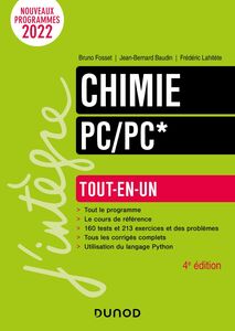 Chimie Tout-en-un PC/PC* - 4e éd.