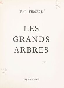 Les grands arbres