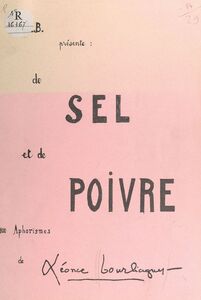 De sel et de poivre 800 aphorismes
