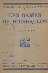 Les dames de Boisbrulon