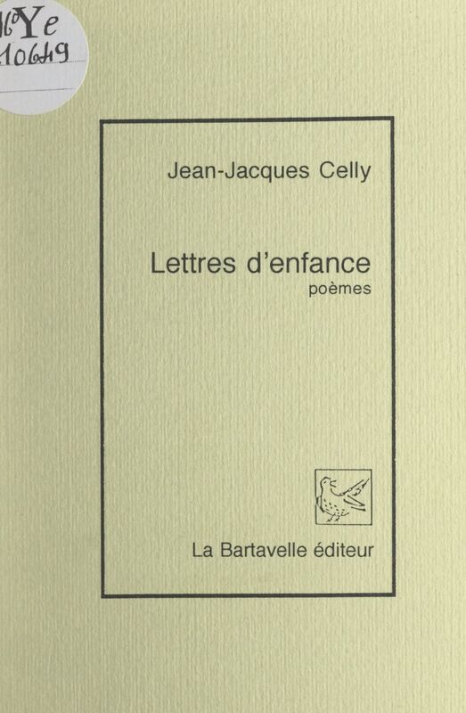 Lettres d'enfance