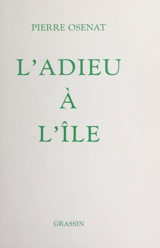 L'adieu à l'île