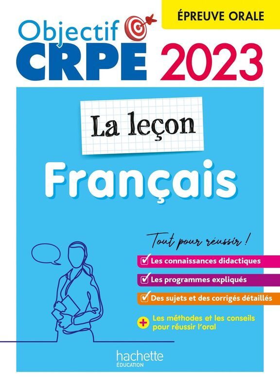 Objectif CRPE 2023 - Français - La leçon - épreuve orale d'admission (Ebook PDF) (Ebook PDF)
